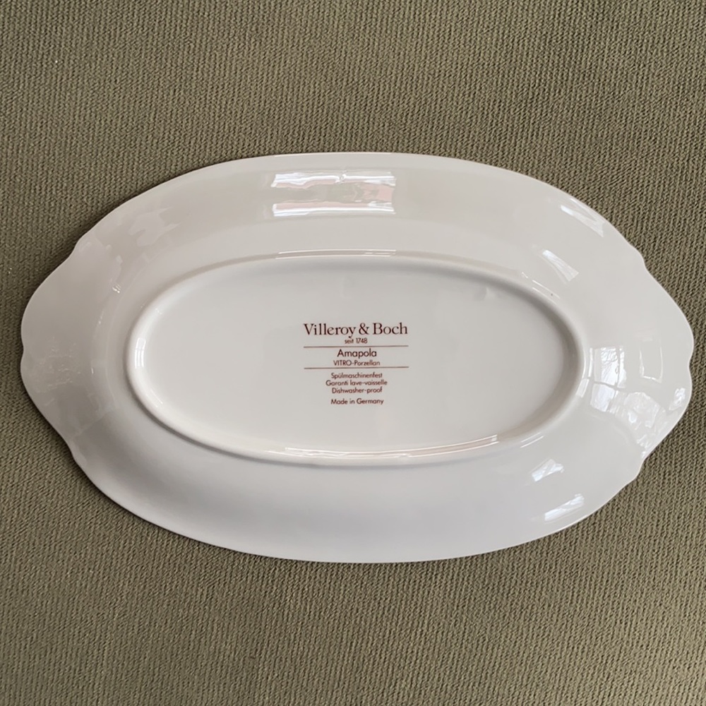 Villeroy & Boch "Amapola" Vintage Oval Dish - Picture 3 of 3